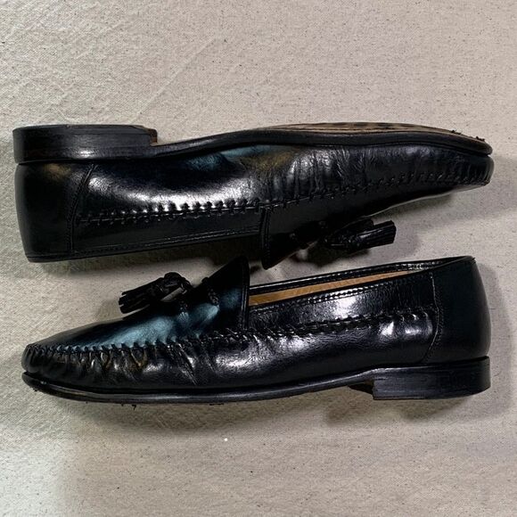 Vintage Sandro Moscoloni La Vida Tassel Loafers Mens Size 10M